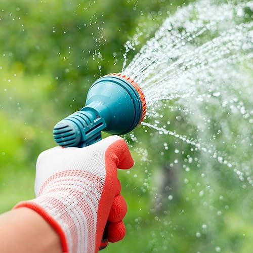 Miniatura 4 de COOLJOB - Guantes de jardinería para mujer, transpirables y con recubrimiento de goma, para exteriores, con agarre, talla M que se ajusta a la