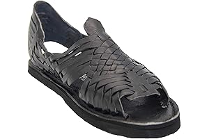 Western Shops Mens Leather Sandals Mexican Huarache Sandal