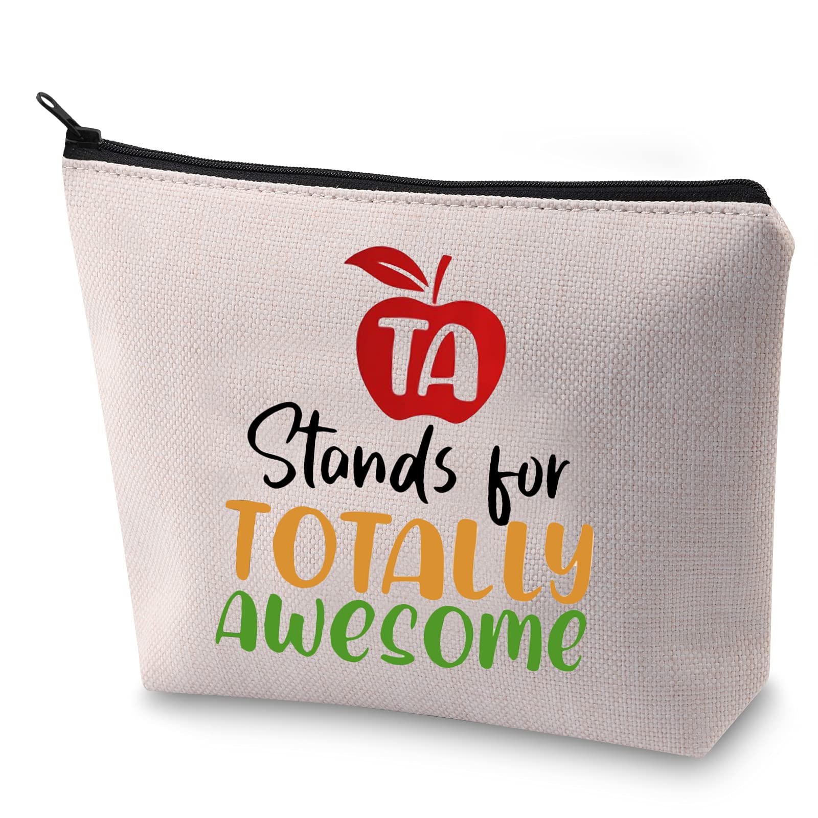 BLUPARK Make-up-Tasche „Totally Awesome“ – Perfektes Dankeschön-Geschenk Für Lehrer, 23,5 X 17 Cm, Mit Reißverschluss
