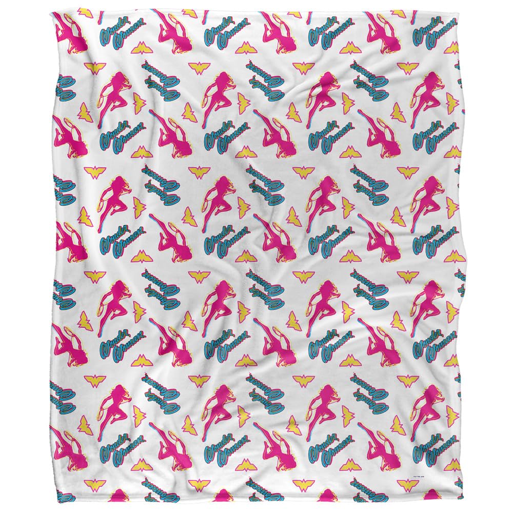 Plaid Wonder Woman bright pattern de qualité supérieure fini soyeux