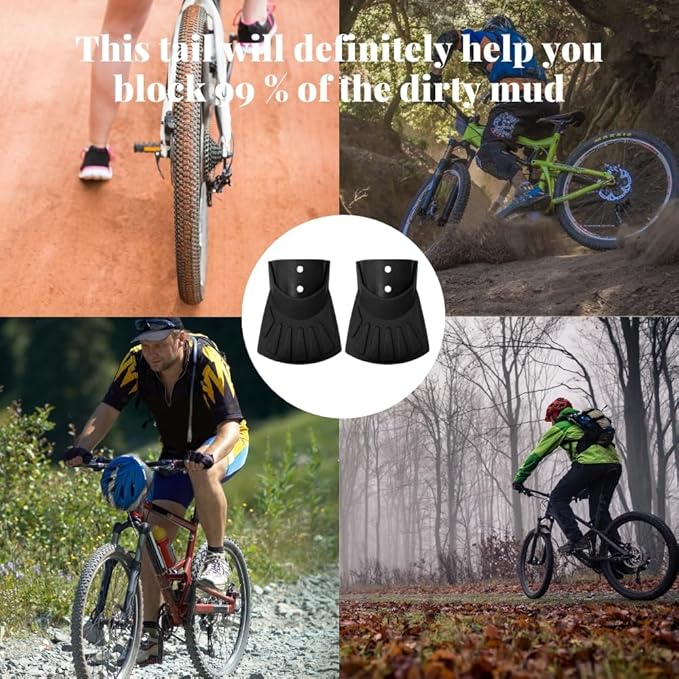 Kit Guardabarros Extensor Trasero Bicicleta 2 Piezas miniatura 2