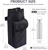 Porta botella para silla con bolsillo para teléfono, para sillas inglesas y occidentales | Porta botella de silla impermeable 600D con bolsillo para teléfono, correas estables, compatible con sillas inglesas y occidentales 5