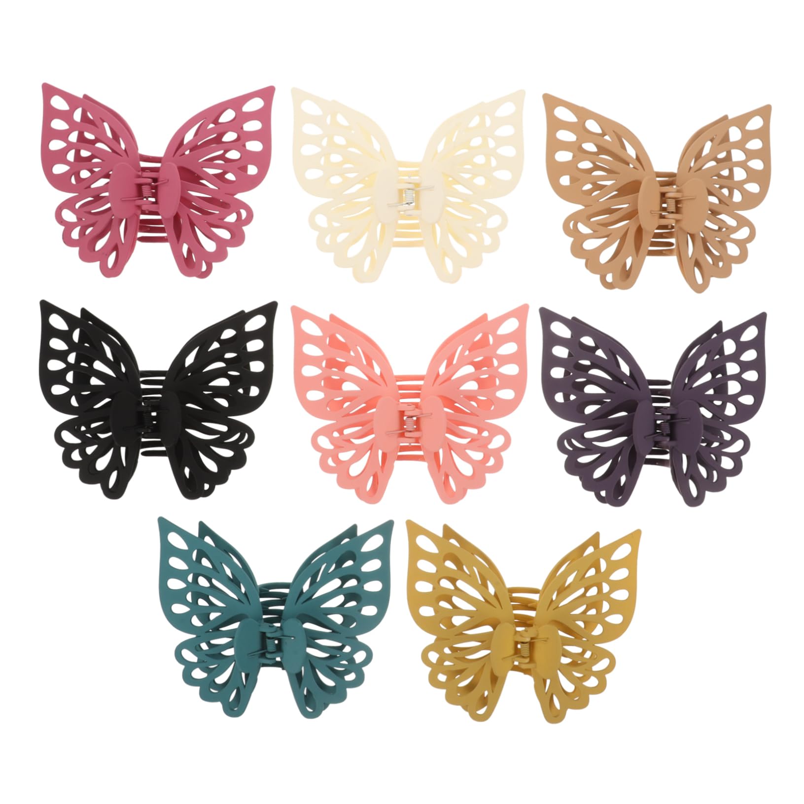 Barrettes à cheveux Housoutil : lot de 8 clips élégants pour femmes - 8