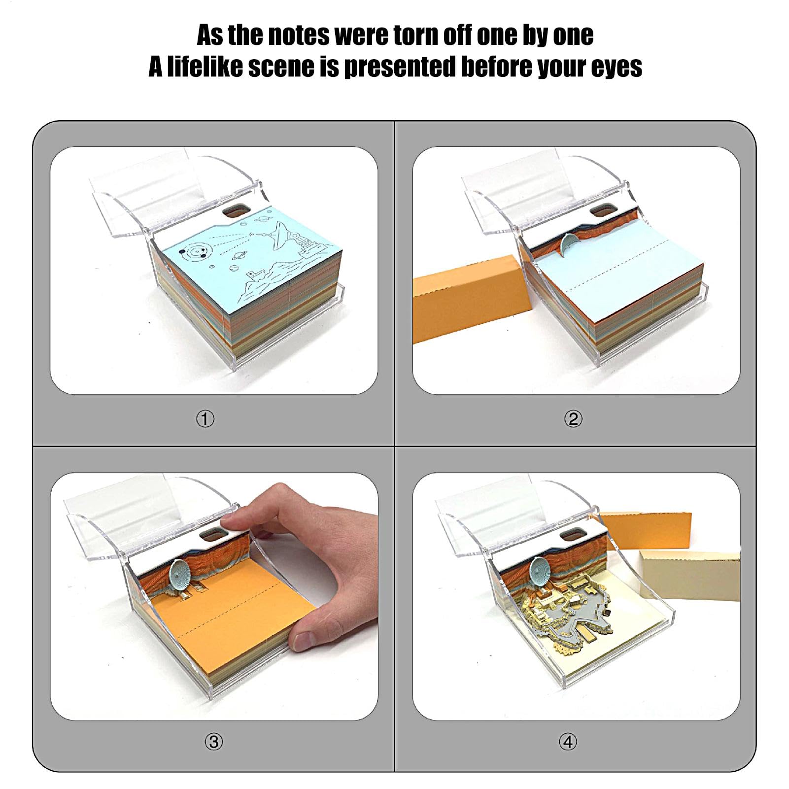 Haftnotizen, Kunst-Haftnotizen, Paper Art Artsy Pads Haftnotizen | Niedliche Haftnotizen, kreative Bürodekorationen für Schlafzimmer, Wohnzimmer, Schaufenster, Büro