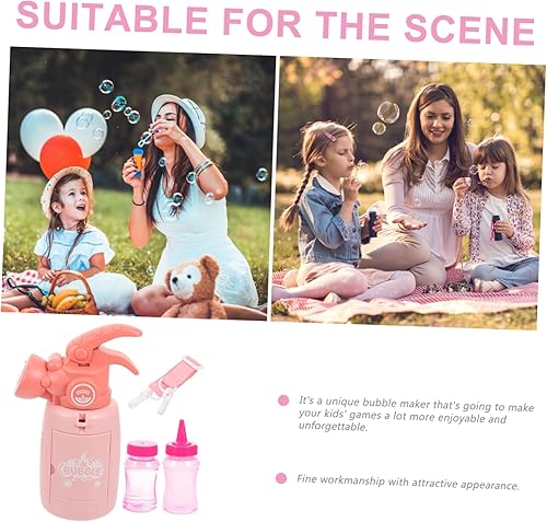 Miniatura 3 de TOYANDONA 5 juegos de extintores de incendios Máquina de burbujas para niños Fuera Máquina automática de burbujas para exteriores, juguete para