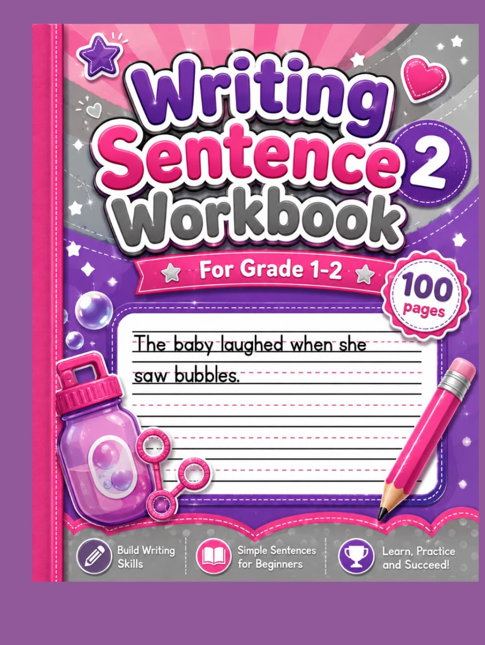 Writing Sentence Workbook 2: For Grade 1-2