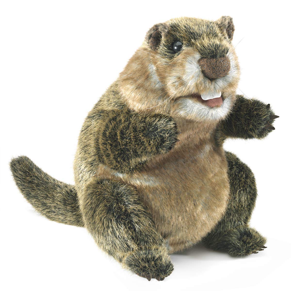 Folkmanis Puppet Marmot 3169 Taupe