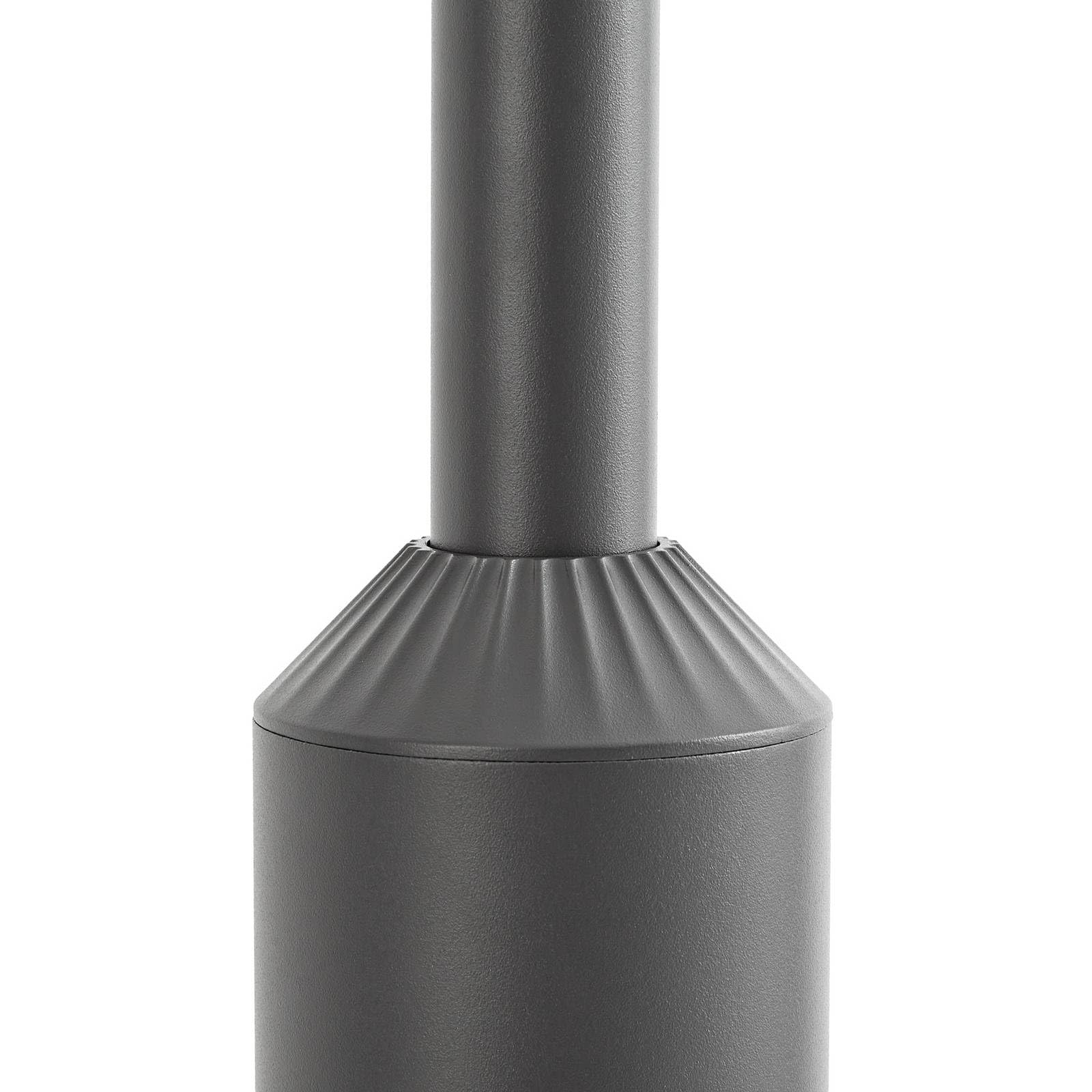 Lucande Bombillas LED baliza de jardín en negro, lámpara