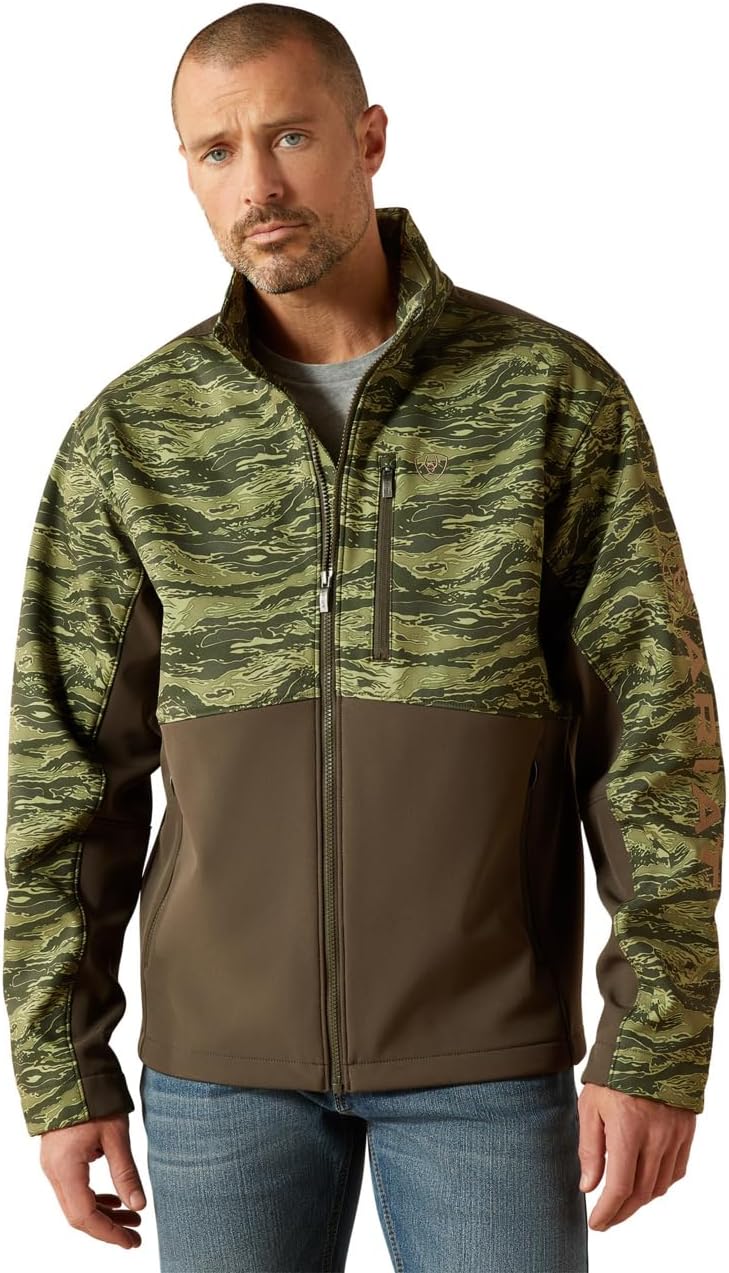 ARIAT mens Logo Softshell Jacket