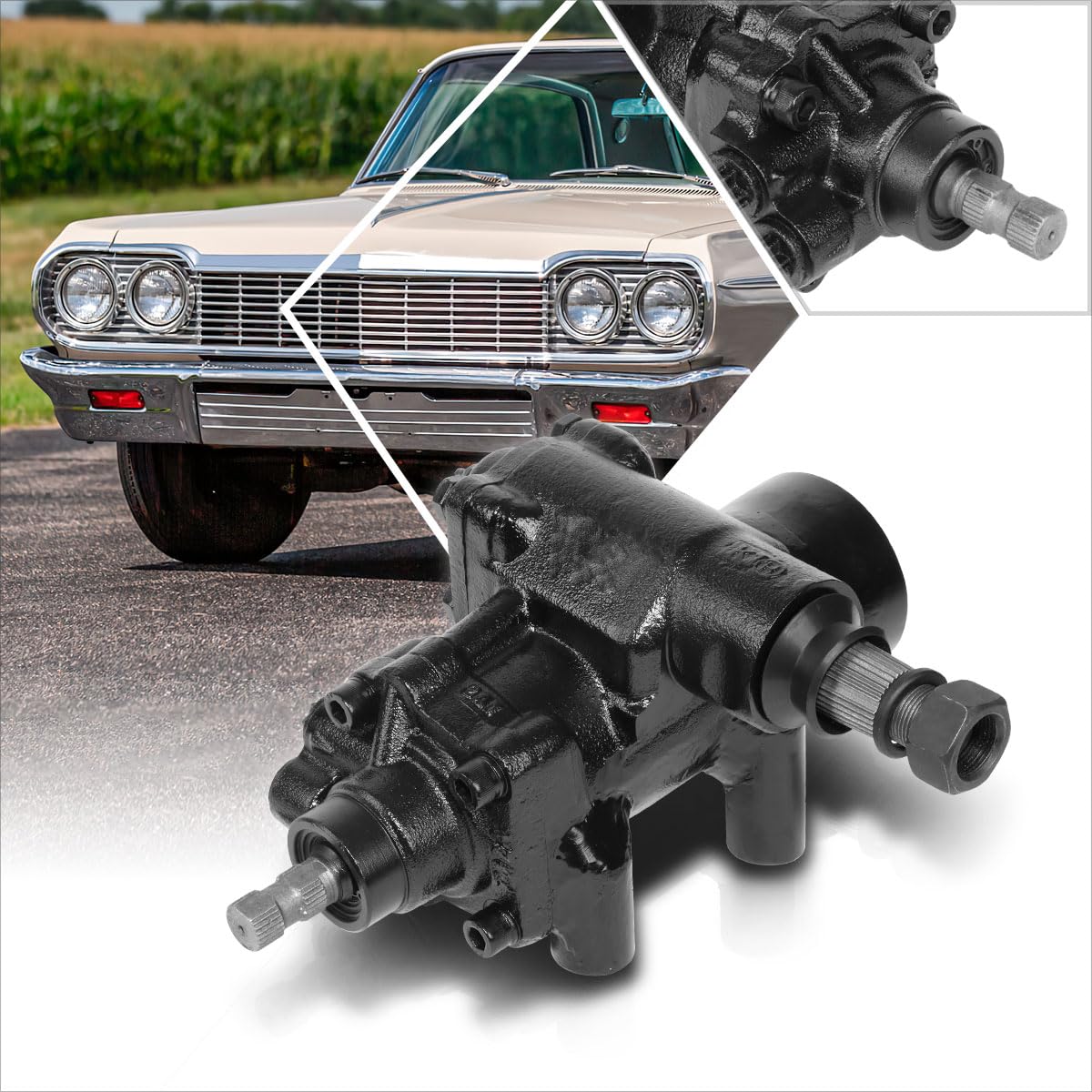 Amazon.com: Power Steering Conversion Gear Box Compatible with 59