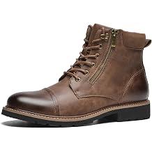 Chukka Boots for Men, Retro Cap Toe with Non-Slip Rubber Sole