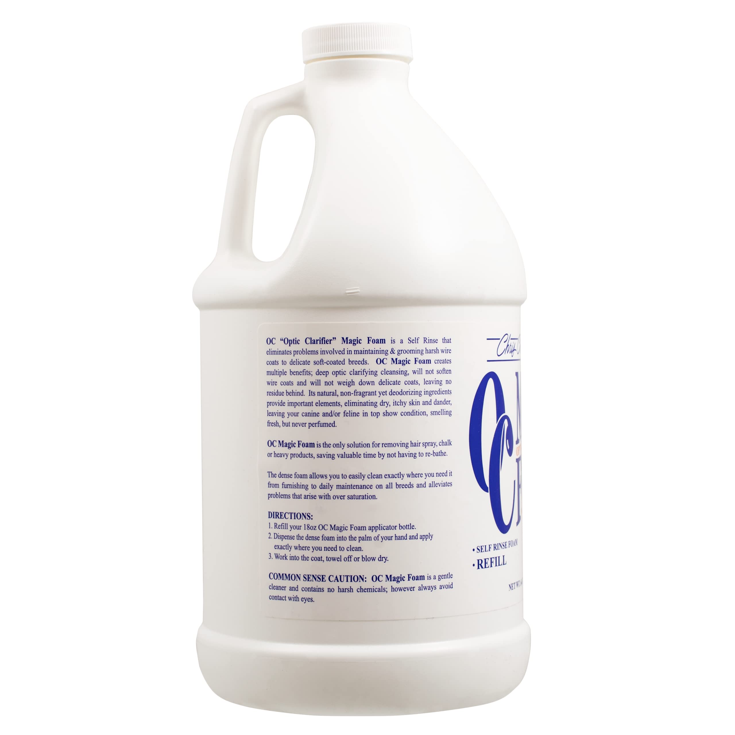 Chris Christensen OC Magic Foam Selbstspülen, Hunde-Shampoo, Fellpflege wie EIN Profi, ideal für die Reinigung von Flecken und Bürsten