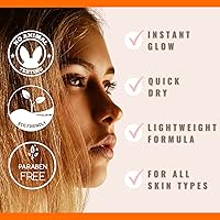 Vista 3 de Sun Laboratories By Giesee Face Self Tanner Dark - Loción autobronceadora para bronceado gradual, sin sol, gotas y niebla facial de primera calidad