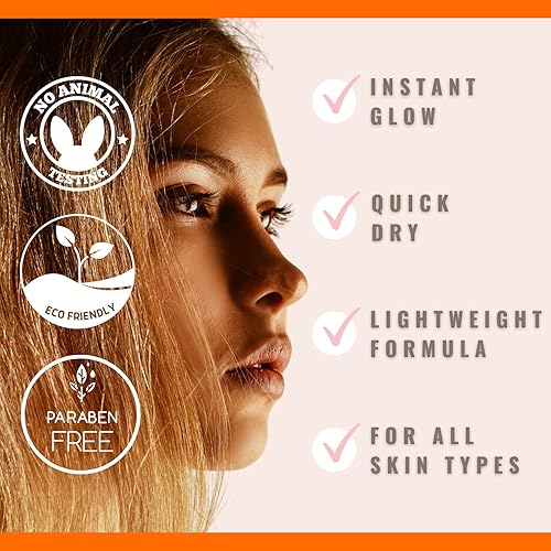 Miniatura 3 de Sun Laboratories By Giesee Face Self Tanner Dark - Loción autobronceadora para bronceado gradual, sin sol, gotas y niebla facial de primera calidad,