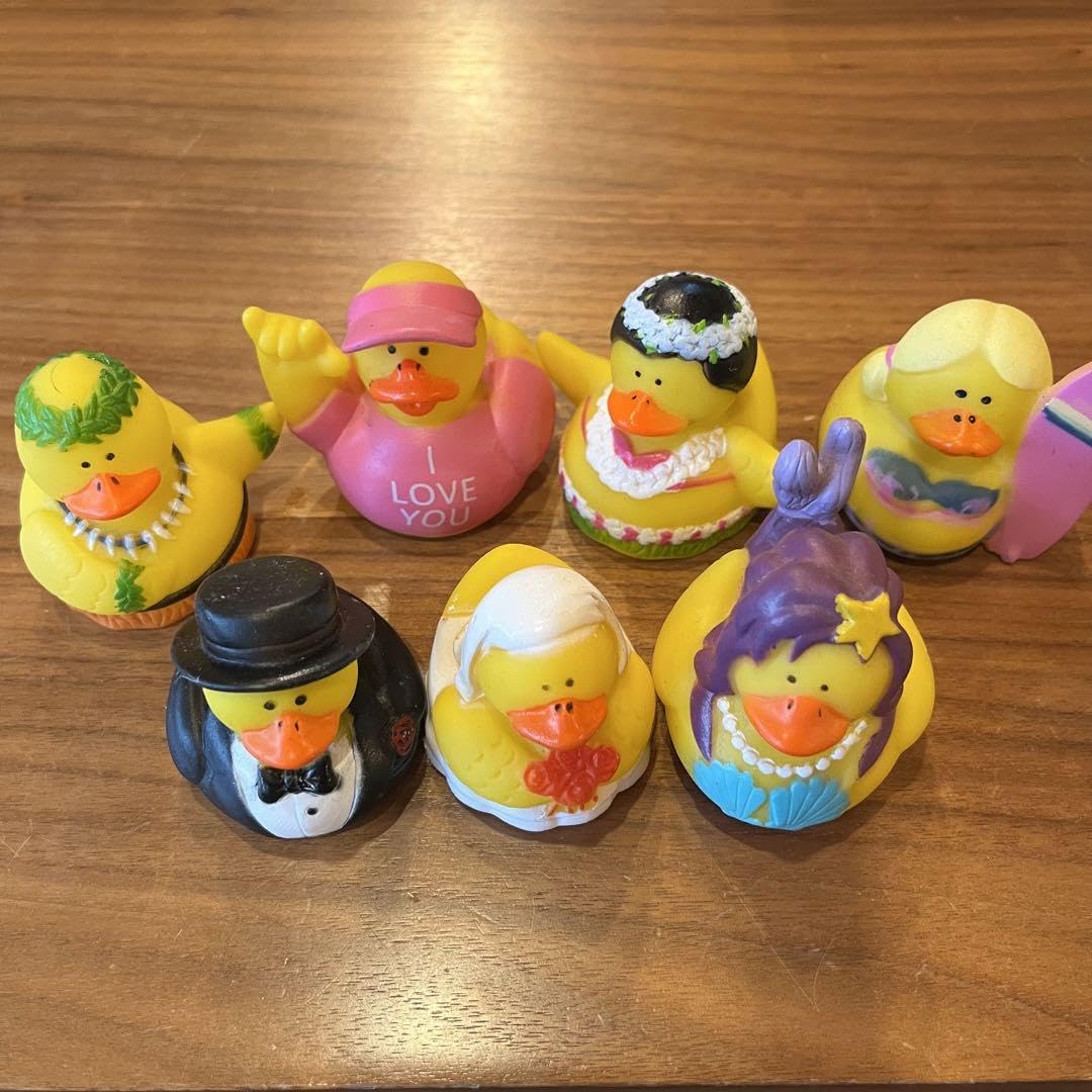 ラバーダック アヒルのフィギュア 6体セット Amazon.co.jp: ハワイ ホノルル 限定 ラバーダック アヒル レア 7匹