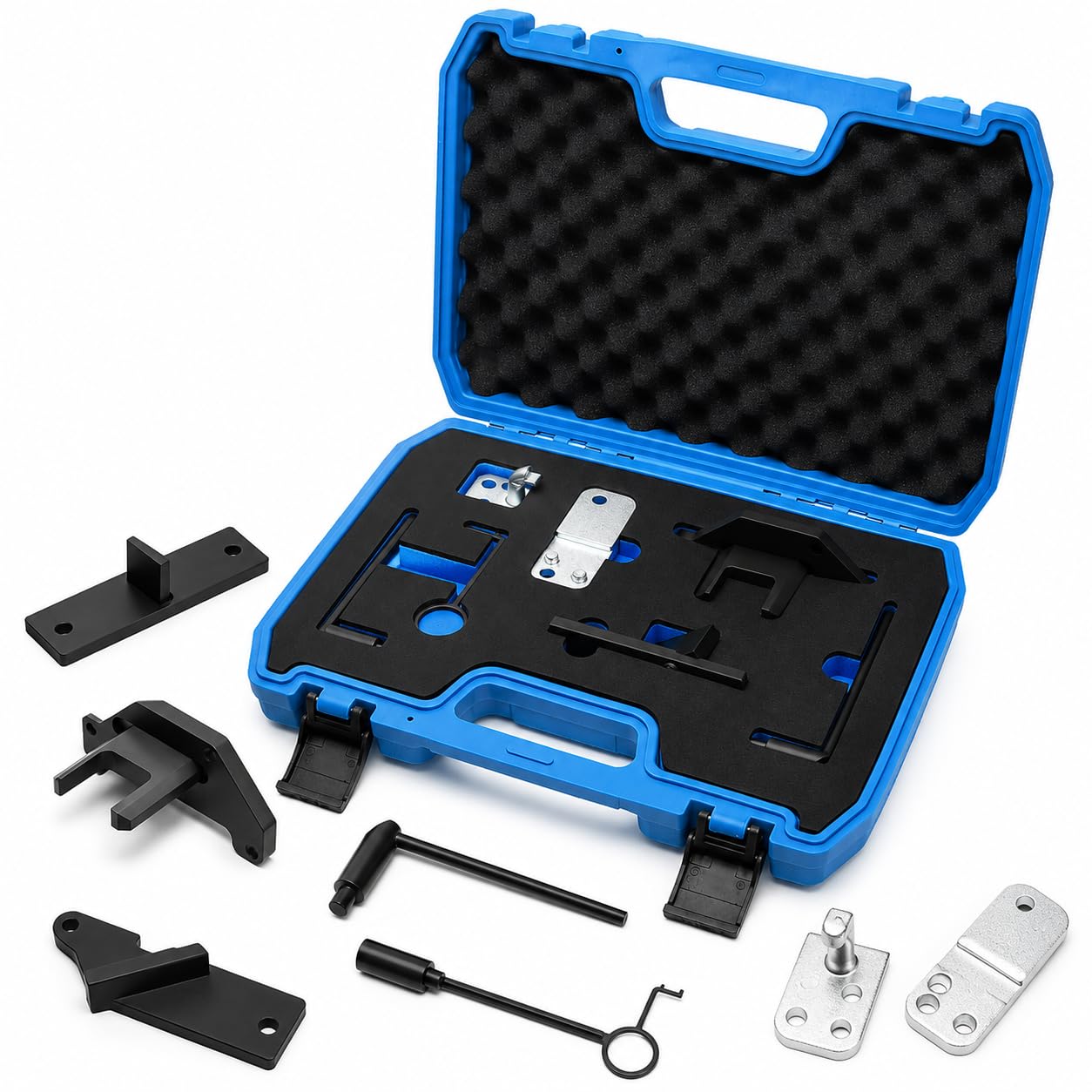 Kit Calage Distribution 1.2 VTi GDI PureTech Essence, Outil Réglage Distribution Compatible avec Citroën Peugeot Opel DS, Moteur 3 Cylindres, 109-2C 109-2D 0109-2B G-0109-2E G-0109-6
