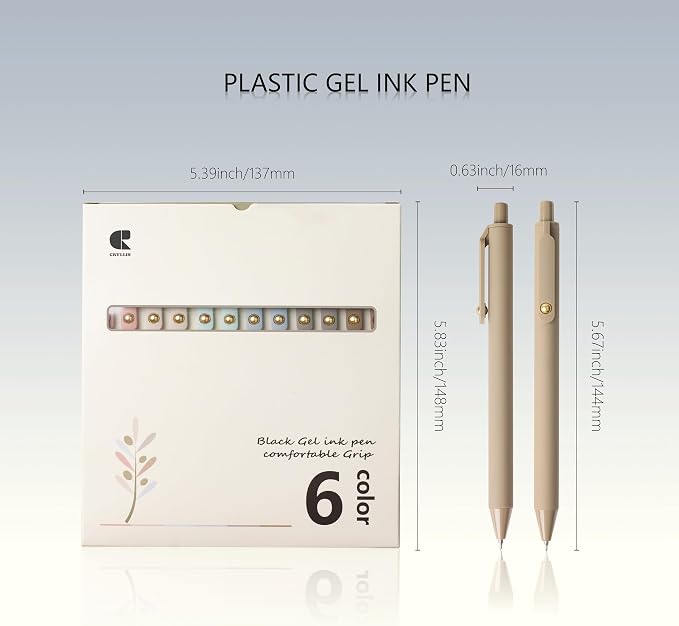 Bolígrafos de gel, pack 12 unidades tinta negra miniatura 2