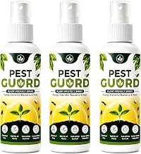 Pest Guard Natural Neem Oil Spray(100ml) | Ready to Use Organic Cold Pressed Natural Neem Oil Spray for Indoor and Outdoor Plants | Removes Mealybugs Fungus and Other Pests from plants (Pack of 3)