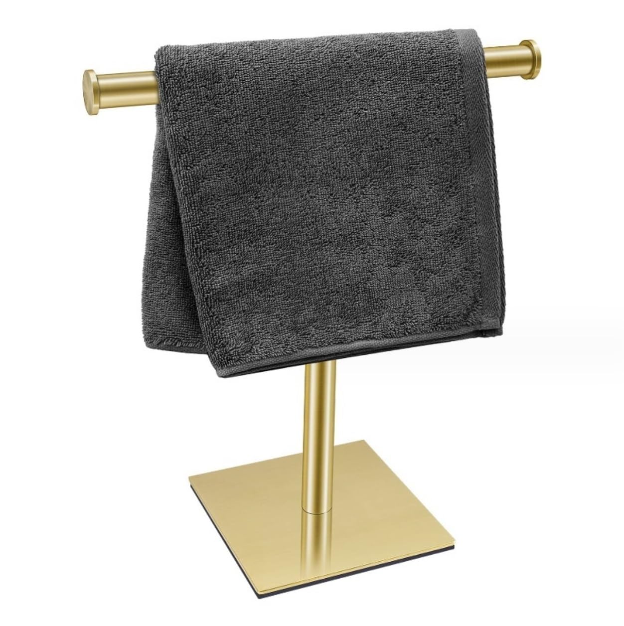 DKRAHRJJ Towel Rack Standing Towel Rail Stainless Steel Towel Stand Towel Holder Free-Standing Towel Rack for Bathroom Countertops/D/27.3 * 32Cm
