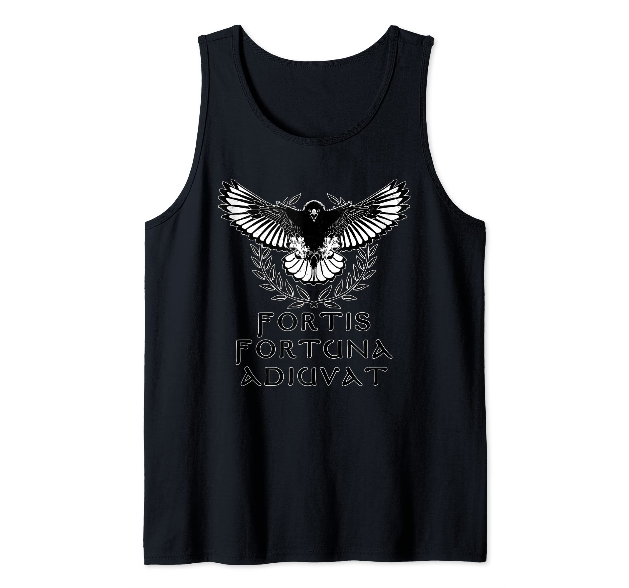 Fortis Fortuna Adiuvat Warrior DesignFortis Fortuna Adiuvat Roman Eagle Tank Top