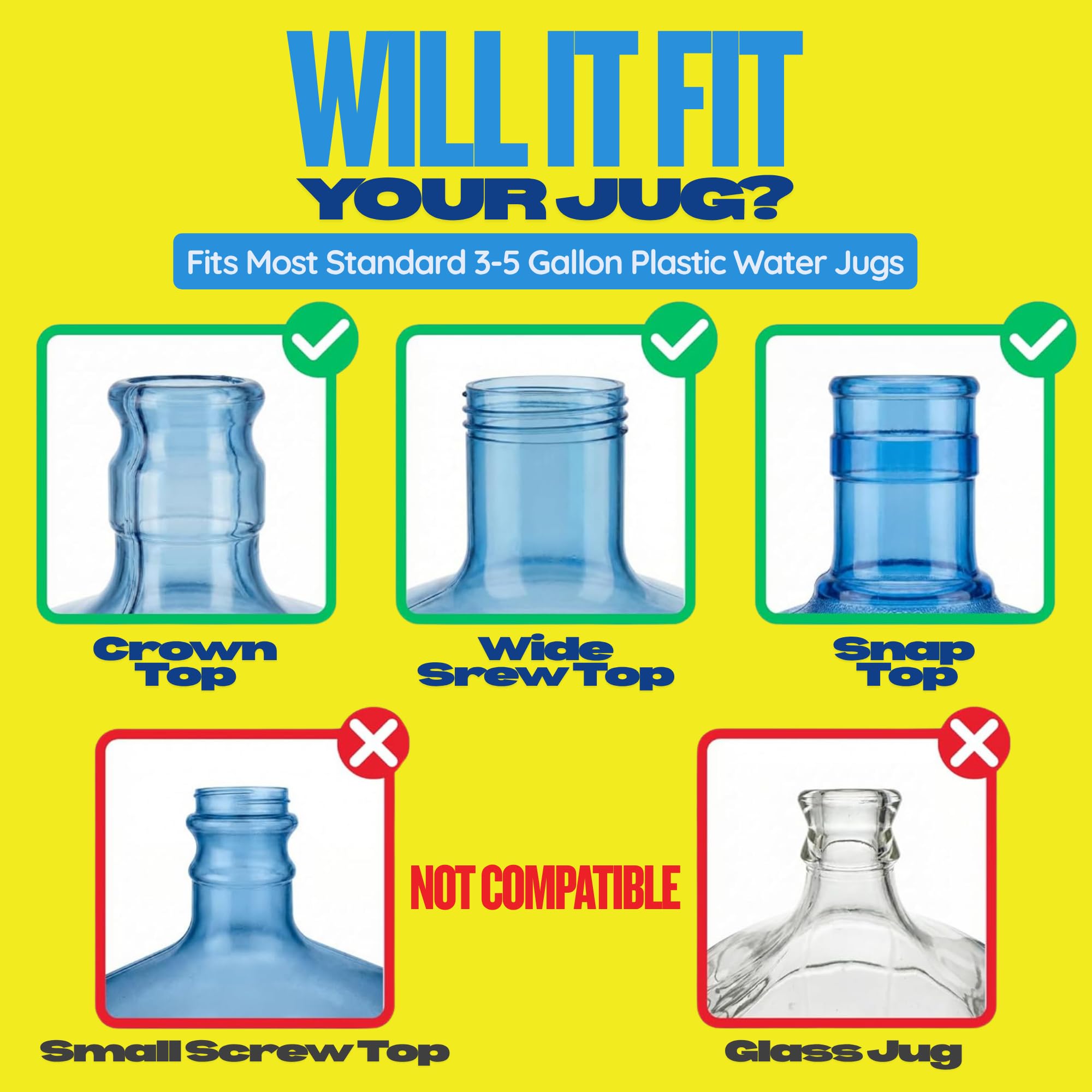 Jug Plug 5 Gallon Water Jug Cap - Leakproof! -3