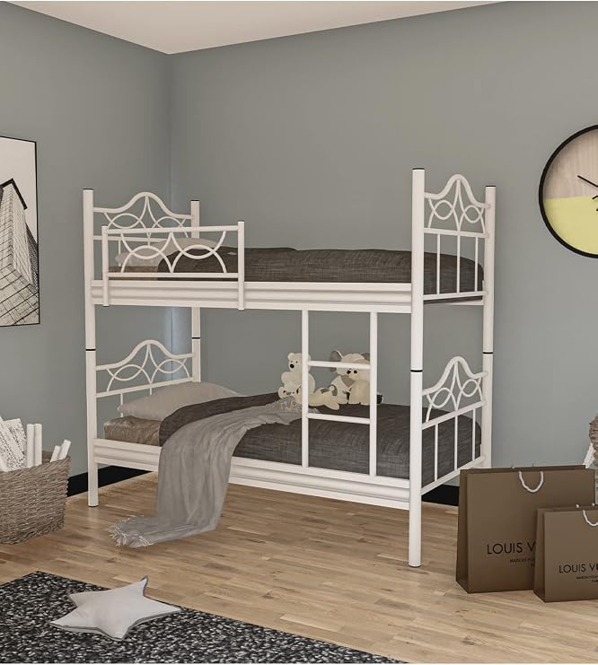 Caspian Metal Bunk Bed White