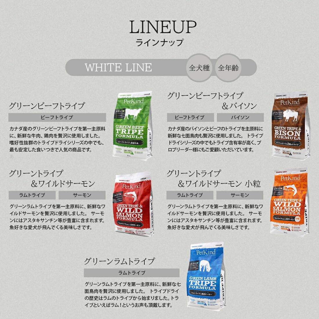 Amazon.co.jp: ペットカインド トライプドライ グリーンビーフトライプ