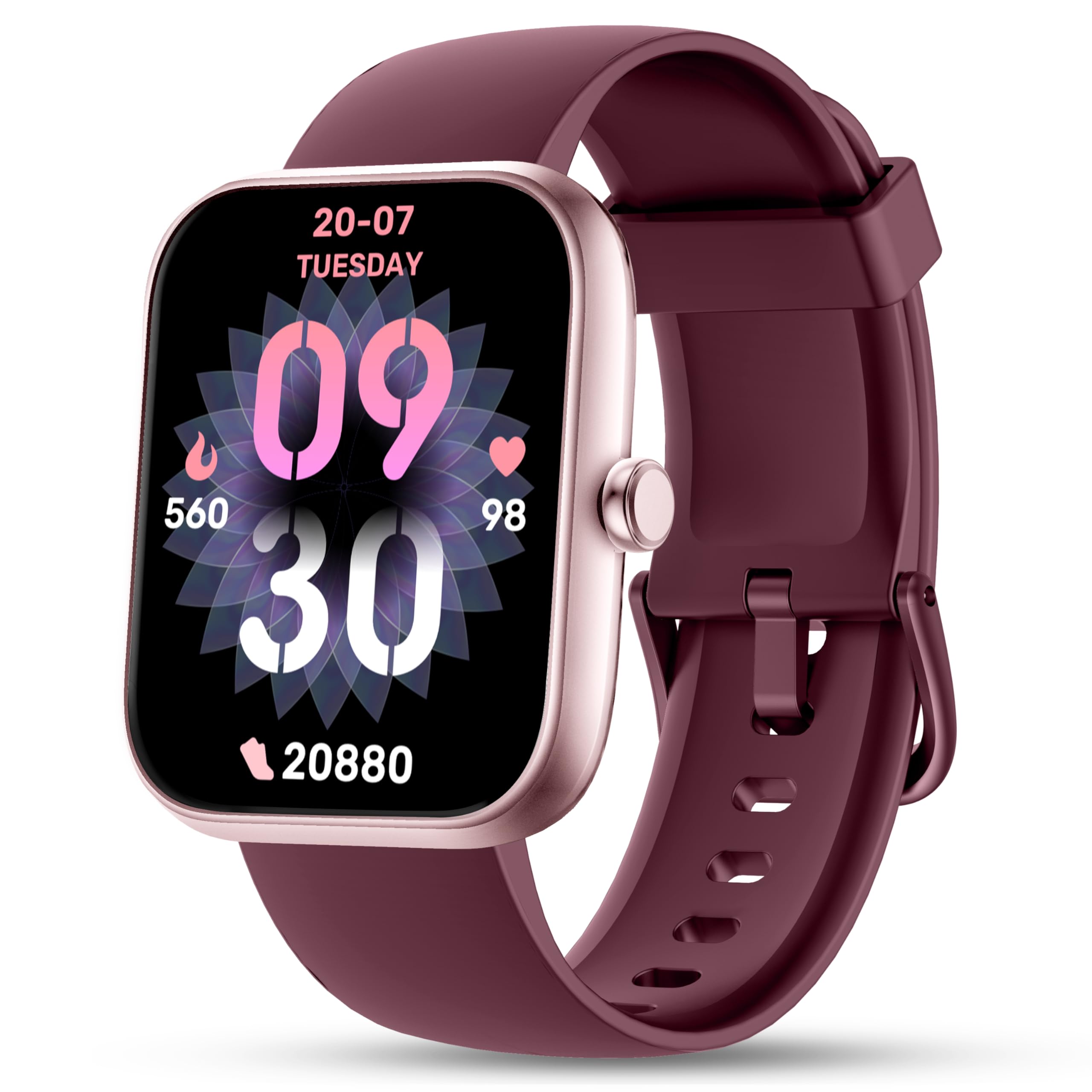 Smart Watch, 44mm Smartwatch Answer Make Calls, Alexa 1.83" Fitness Watch, IP68 Waterproof Fitness Tracker Women Men, Heart Rate/Sleep Monitor, 100+ Sports Pedometer Watch for Android & iOS Phone