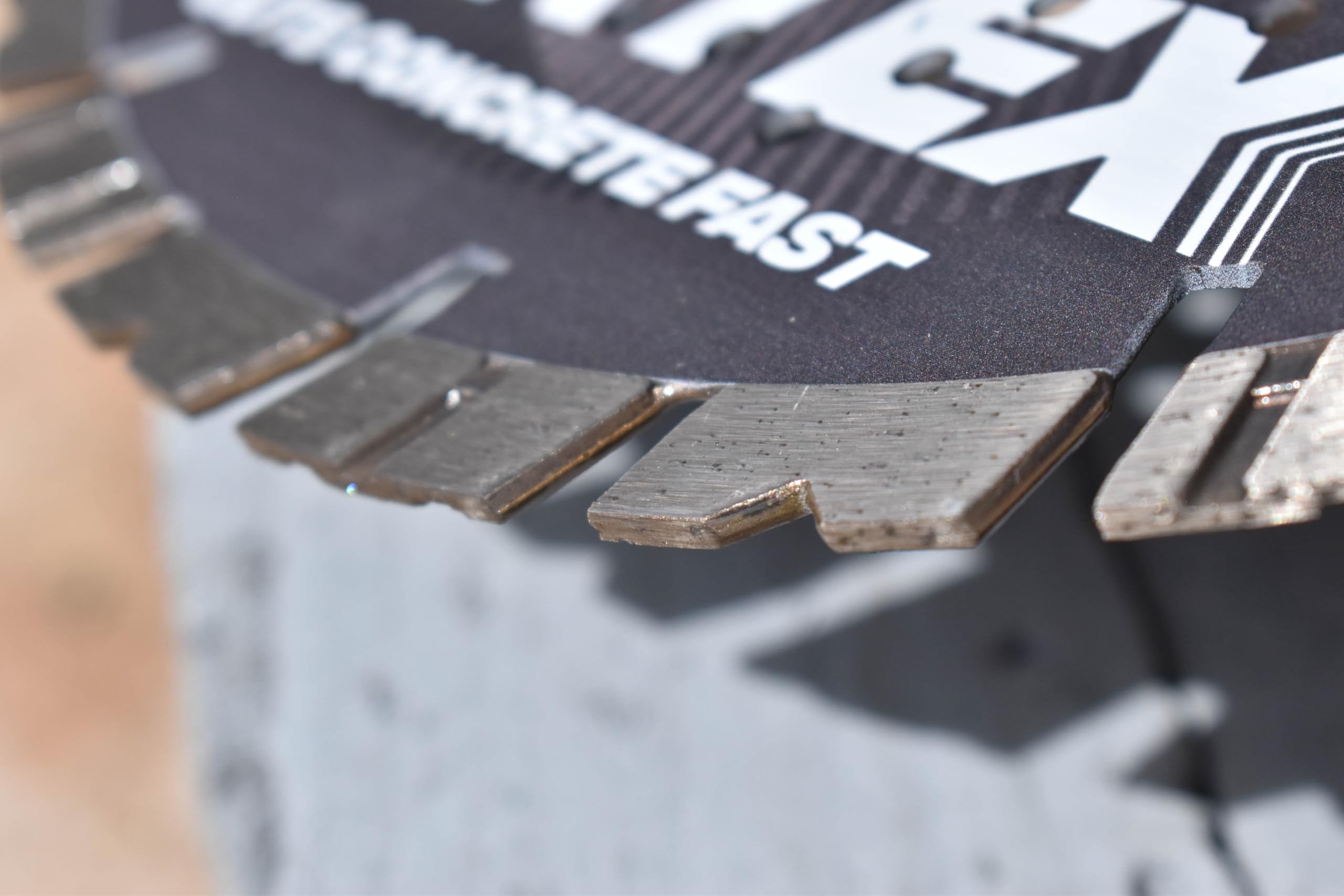 OX Pro V14 Diamond Blade for Concrete, 350mm/22mm, Turbo V Tooth for Aggressive Cutting & Long Life, Cuts Concrete with Rebar - Image 3