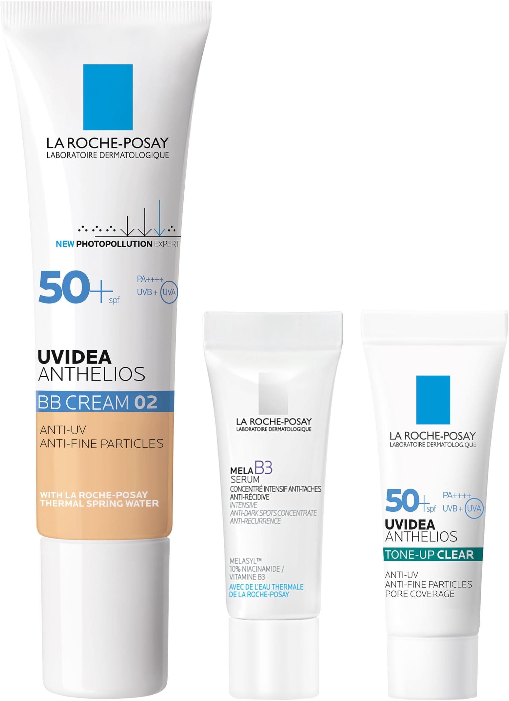 La Roche-Posay BB 02 Kit BB Cream SPF50+ PA++++ Moisturizing, Sensitive Skin, Healthy, 1.0 fl oz (30 ml)
