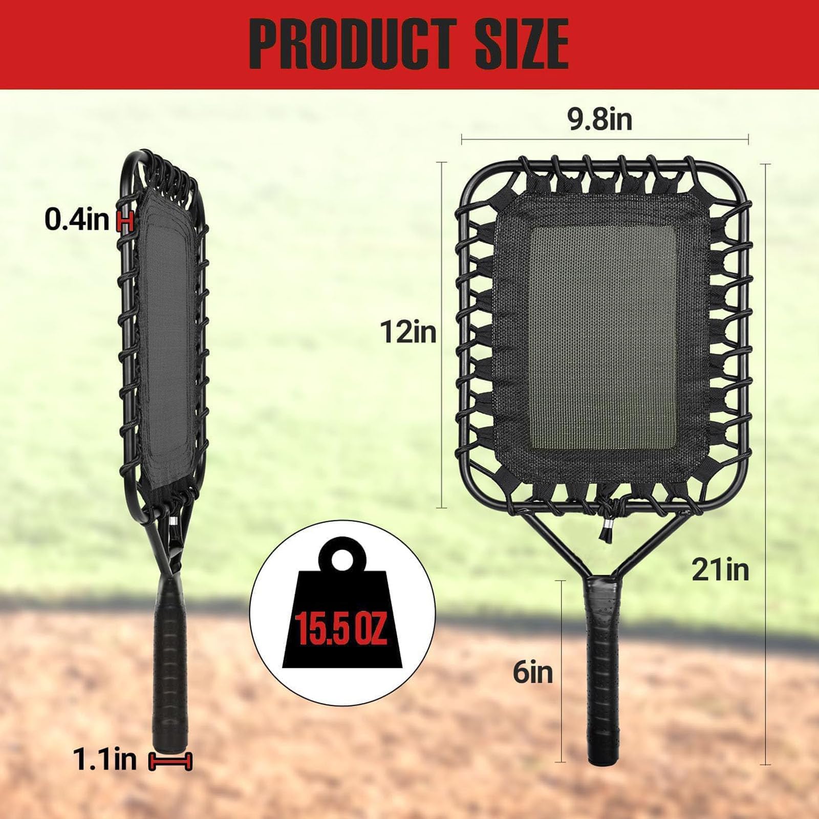 HolyElks Baseball Racket for Fly Balls Fungo Racket for Coaches & Parents to Help Players Practice Hitting Grounders and Pop Flies. Perfect for Training (Drawstring Bag)