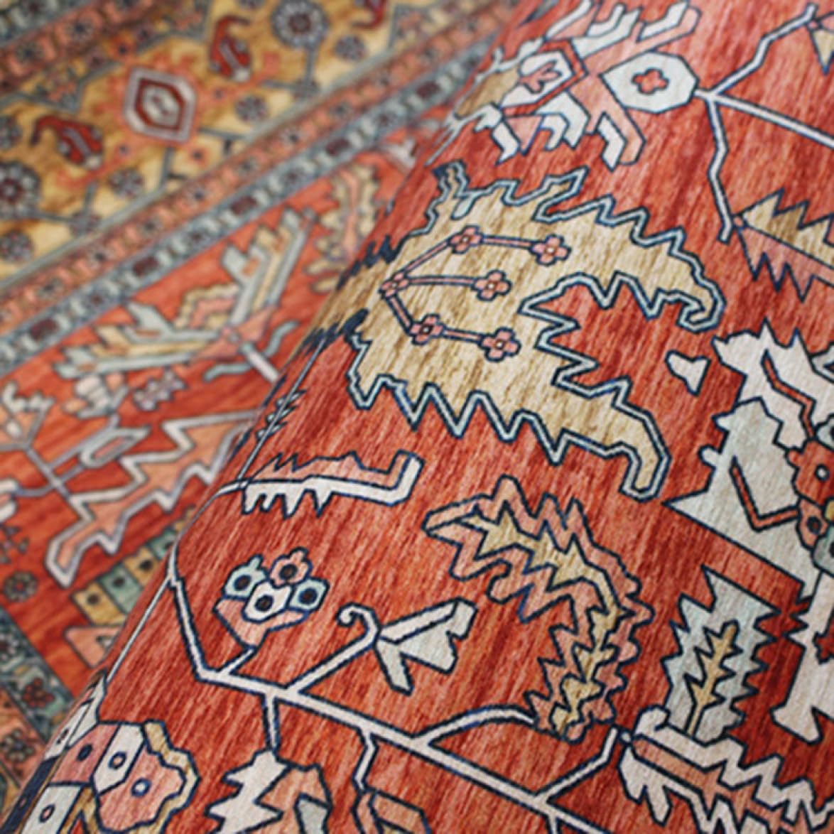 Amazon｜[VANDROUP] ラグ カーペット 薄い 内 おしゃれ 100