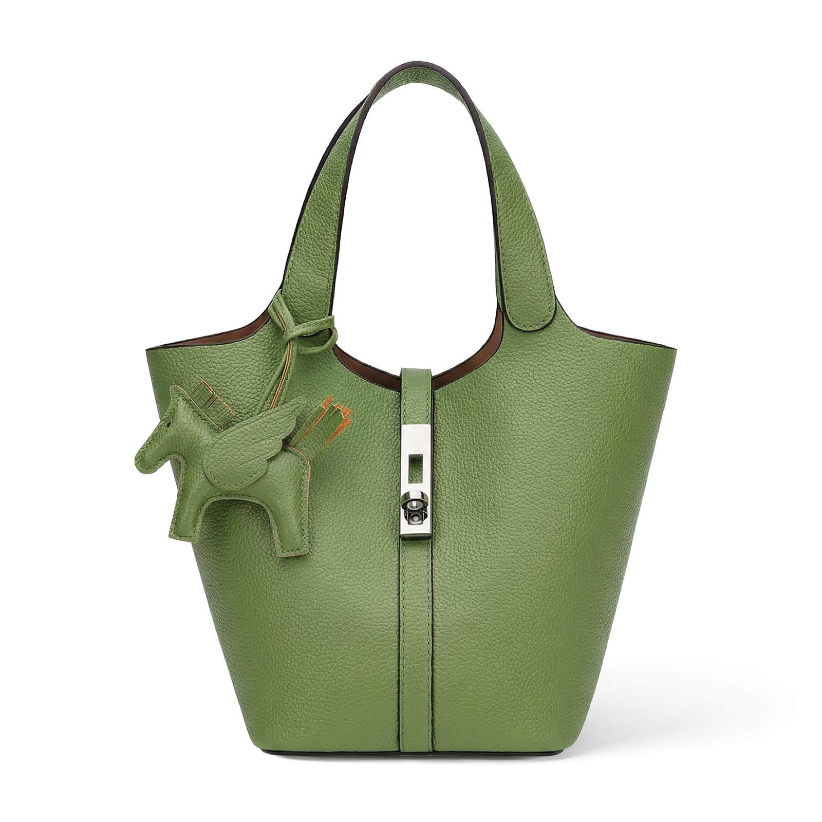 Vegan Leather Bucket Purse