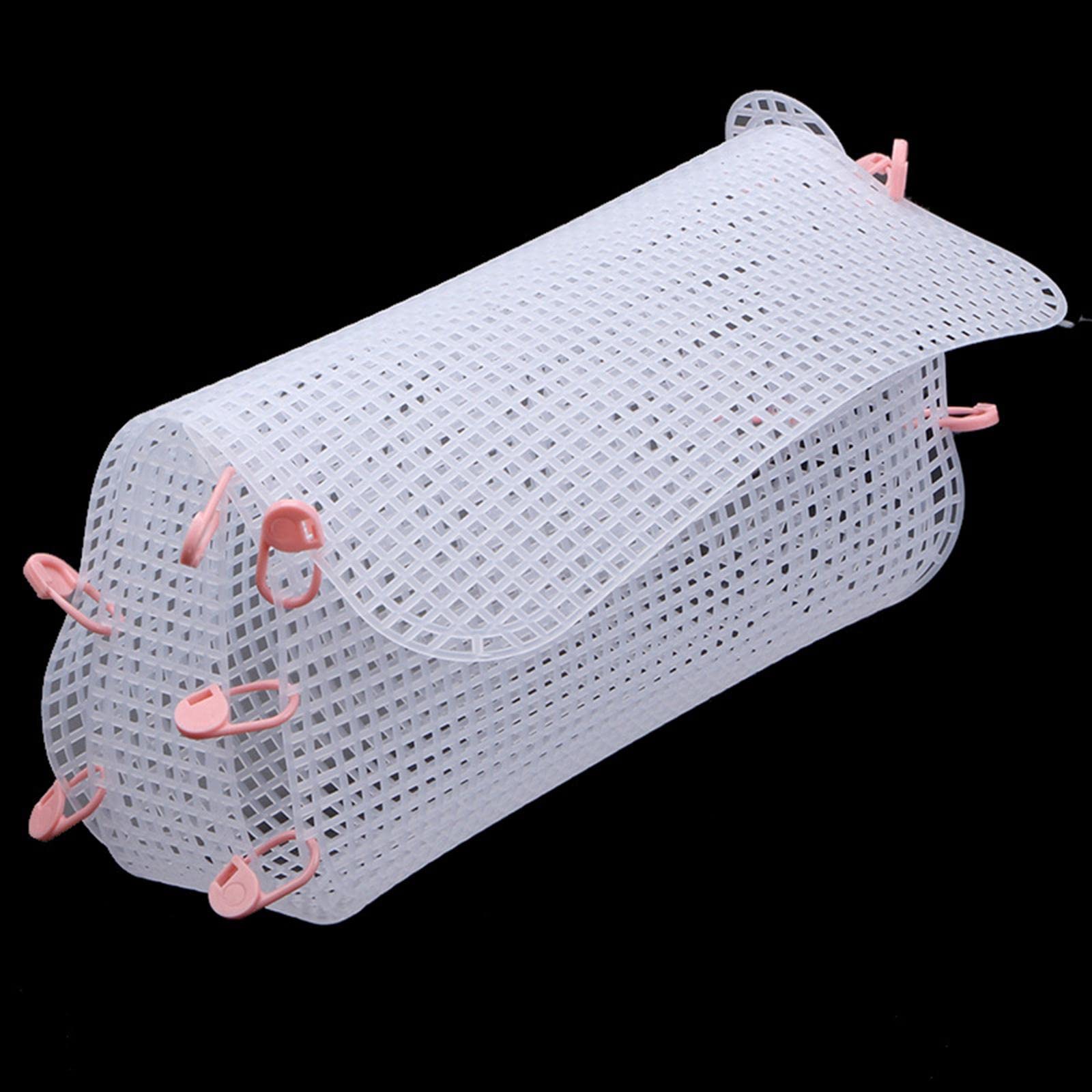 Merishopp 6 x Mesh Clear PVC Canvas Sheets for Bag Embroidery Knit Purse Rectangle Crafts | Needlecrafts & Yarn | Rug Making | Latch Hooking | Latch Hooking Kits-image-45