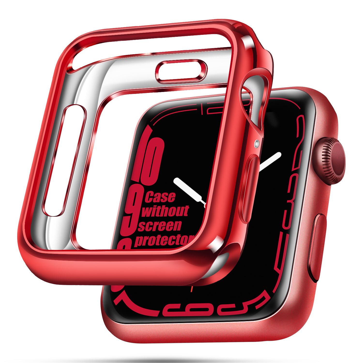 top4cus 40mm Case Soft Flexible Lightweight Anti-Scratch Overall Protective 40mm Iwatch Waterproof Cover Case Shiny Workout Shockproof Bumper Compatible with Apple Watch Series 6/SE/5/4 - Gold — view 33