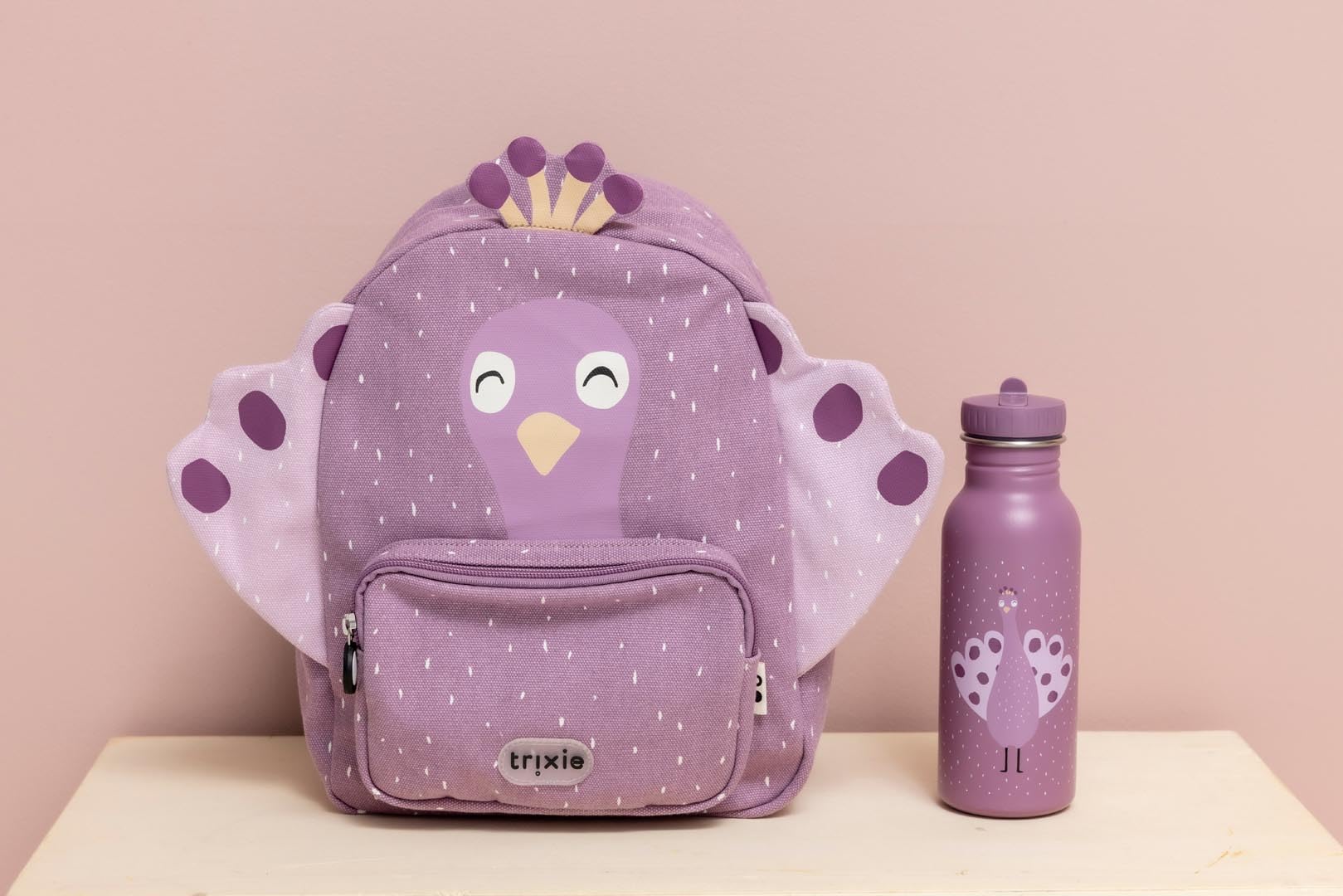 Trixie Kindergartenrucksack, Vorschulrucksack mit Brustgurt, bedruckt