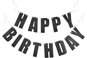 Pre-Strung "Happy Birthday" Banner for Effortless Party Decorations: Your Birthday Backdrop Solution