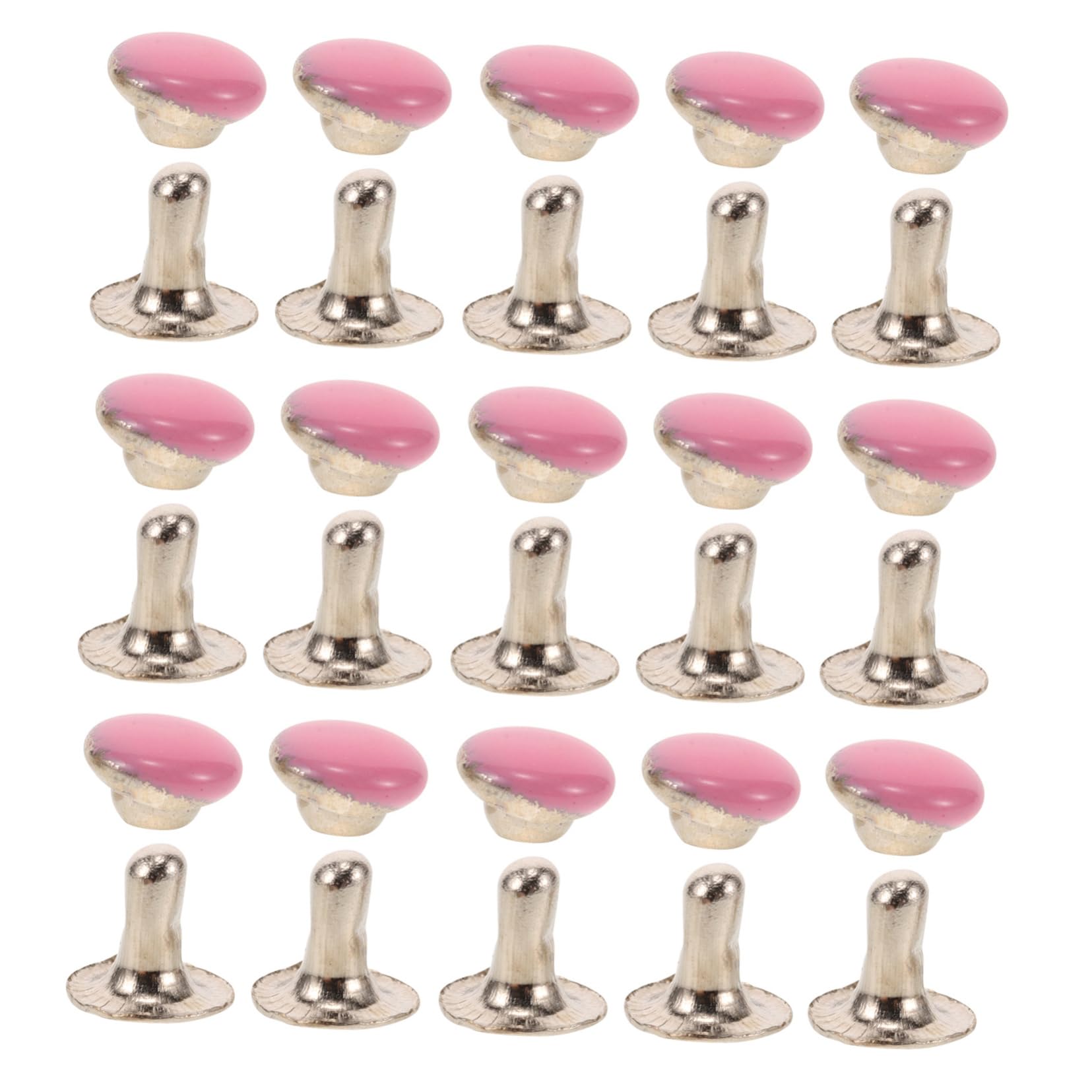 Uonlytech 100Pcs Miniature Rivets Metal Studs for Doll Accessories Durable Snaps for Sewing and Crochet Projects User Friendly Design for Crafting Supplies
