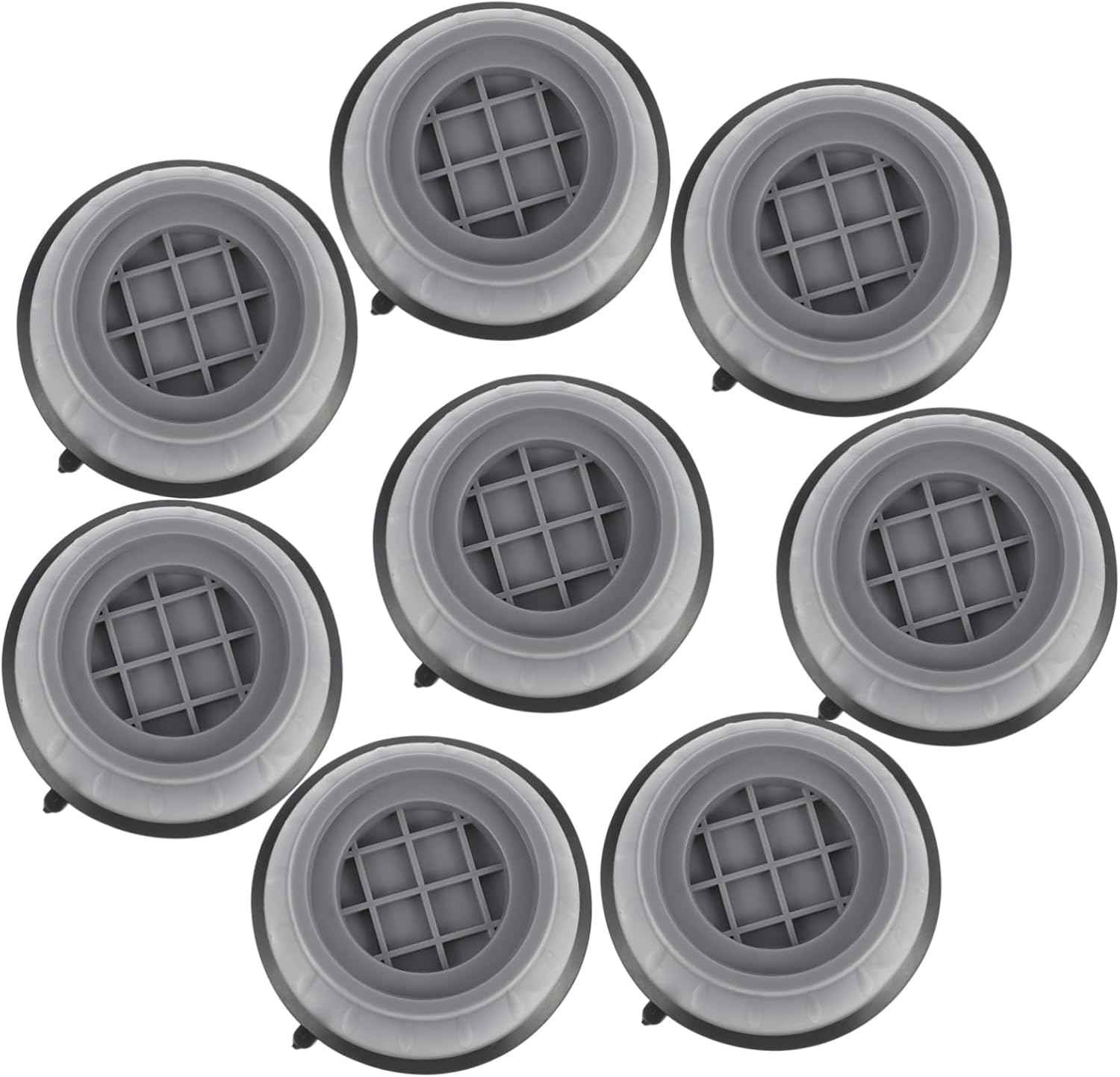Veemoon 8pcs Furniture Heightening Pad Non- Washer Foot Mat for Noise Reduction Control for Home Hotel Bathroom More