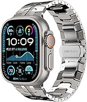 Vista 122 de WINGLE Correas de titanio para Apple Watch Band Ultra 3/2/1 Band Ultra de 1.929 in Series 11 10 1.811 in 1.772 in 1.732 in 1.654 in SE 3/2/1 Series