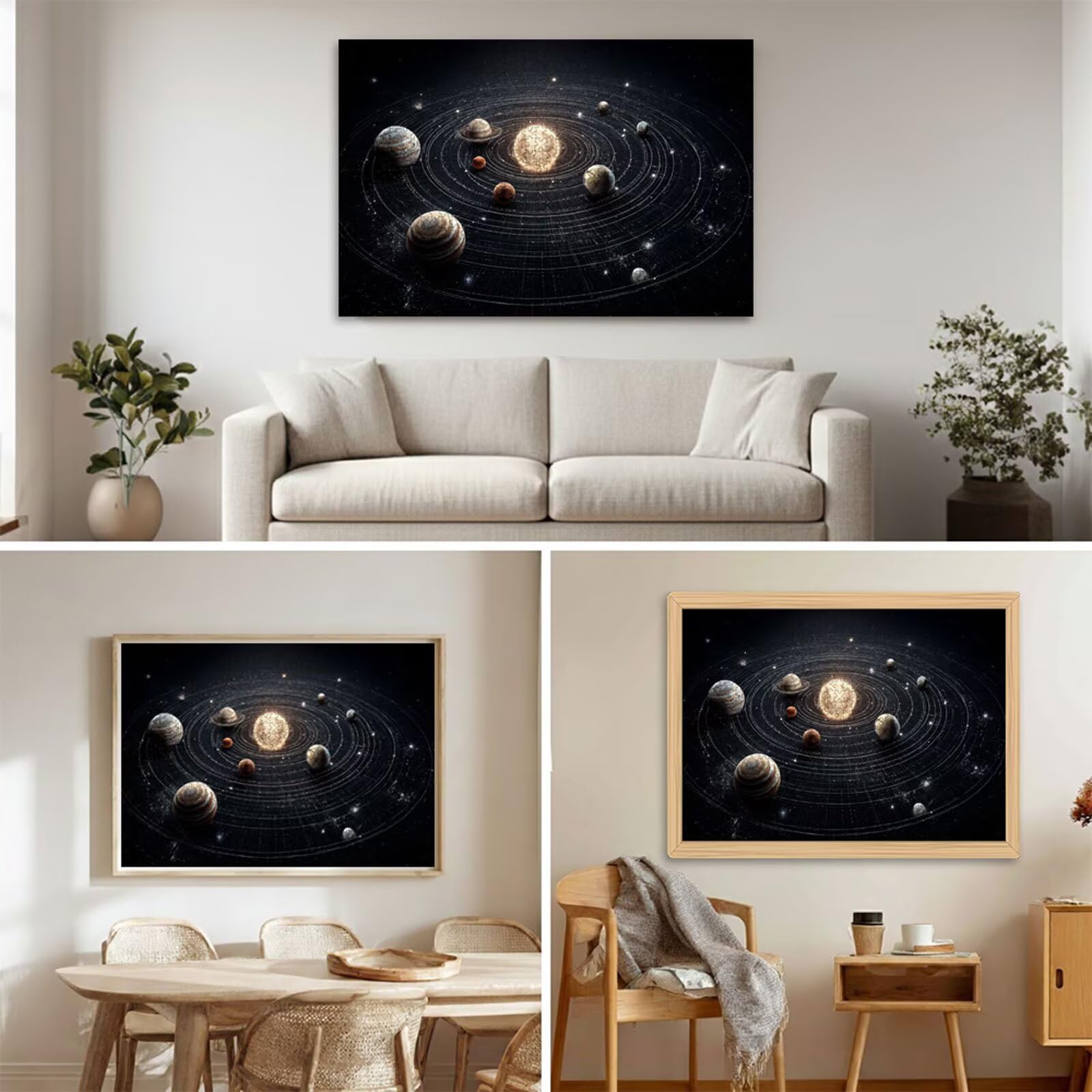 Puzzle 5000 Pièces - Univers & Planète - Puzzle en Bois Durable avec Lettres au Dos - Jeu sans Poussière avec Affiche - Modèle pour Collectionneurs et 14 Ans et Plus (181x105cm) P3#566