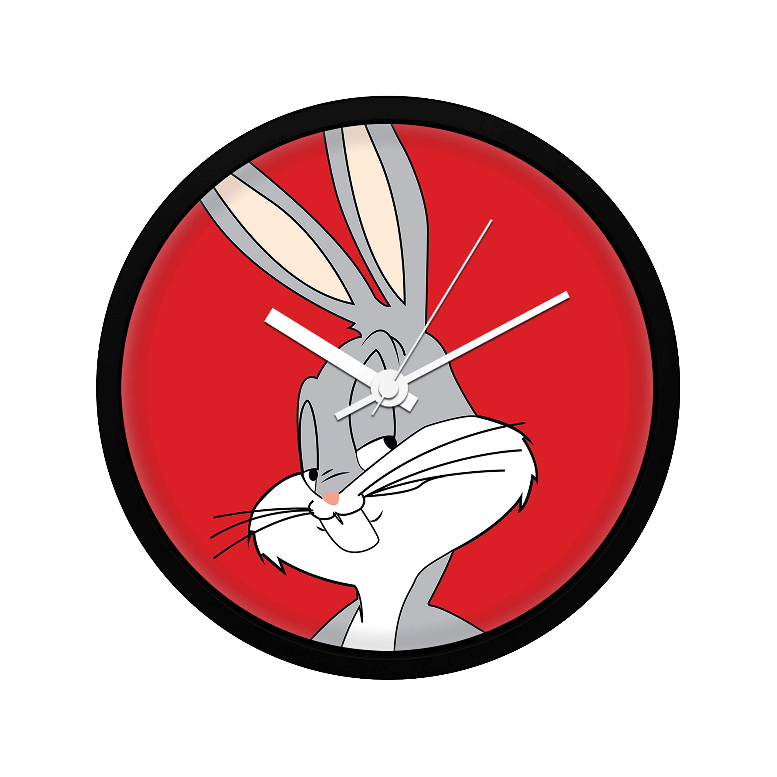 MCSID RAZZ Officially Licensed by Turner Entertainment Co, USA (India) Plastic Looney Tunes - Bugs Bunny Wall Clock - Multicolour