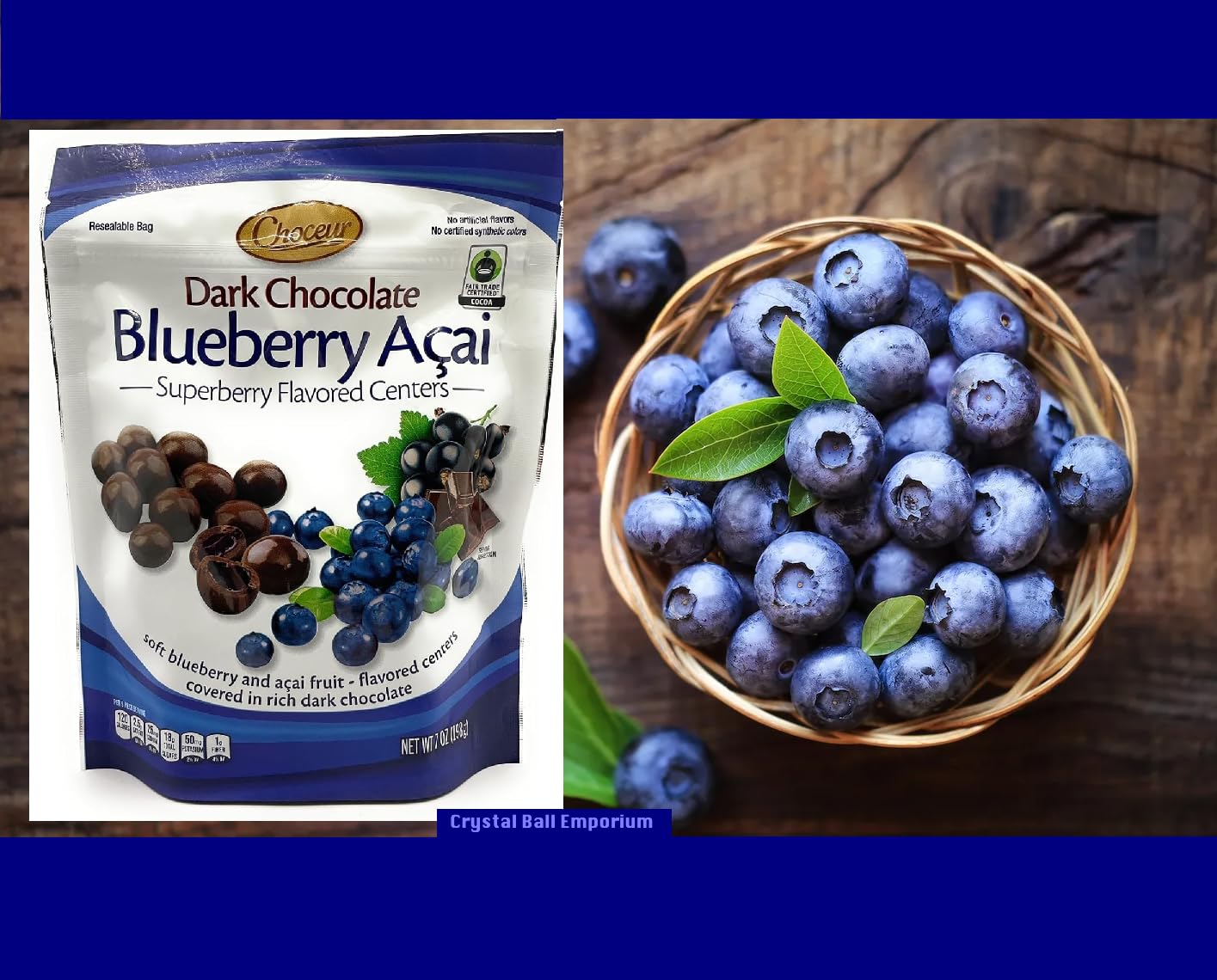 Amazon.com : Superberry Blueberry Acai Dark Chocolate Bonbons – 2