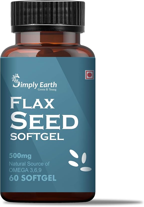 Simply Earth Cold Pressed Flax seeds oil Omega