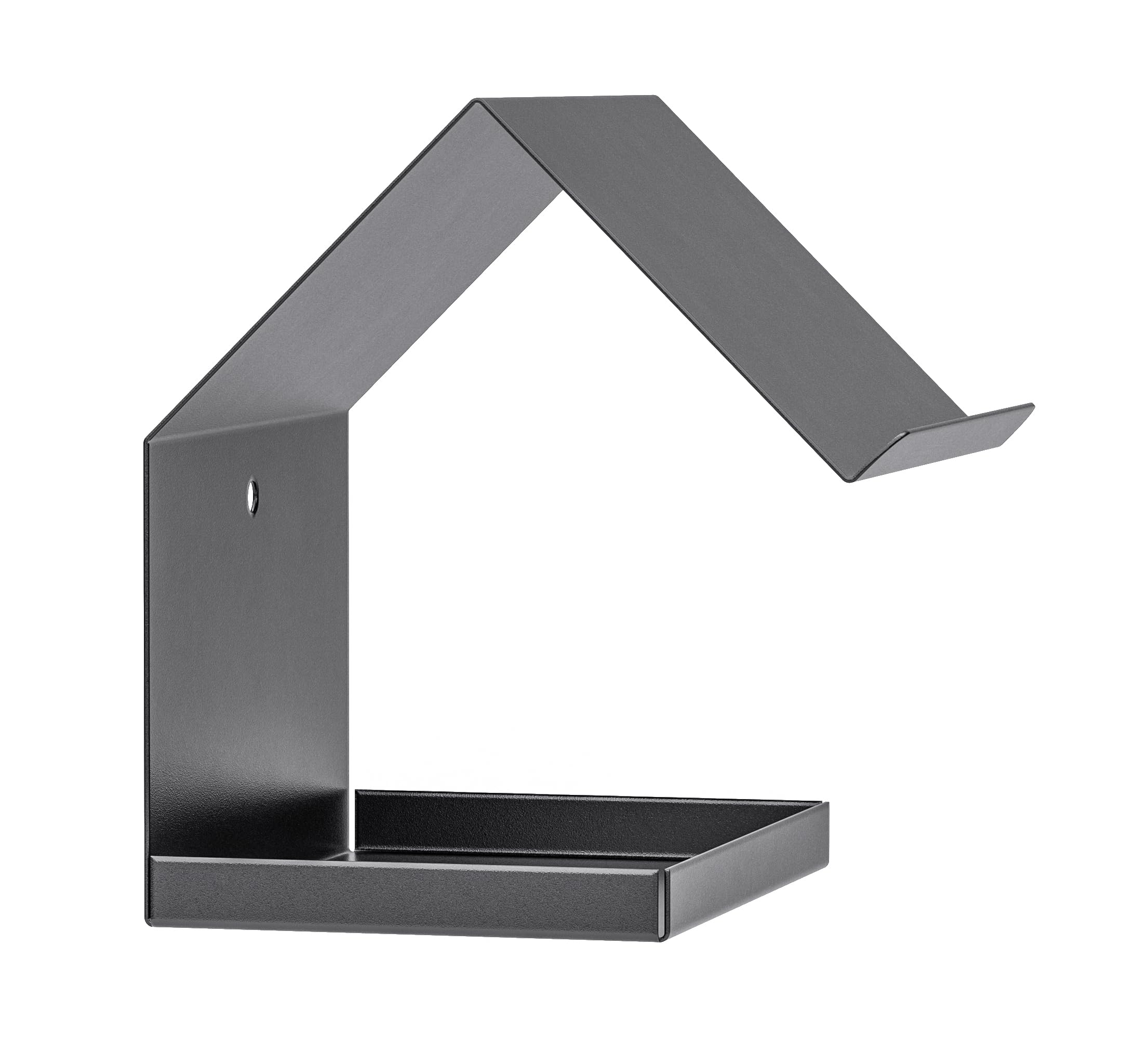 Casetta Per Uccelli Alberts In Acciaio Color Ruggine – Tetto A Punta – 145x150x180mm – Fai Da Te Da Piegare - 3