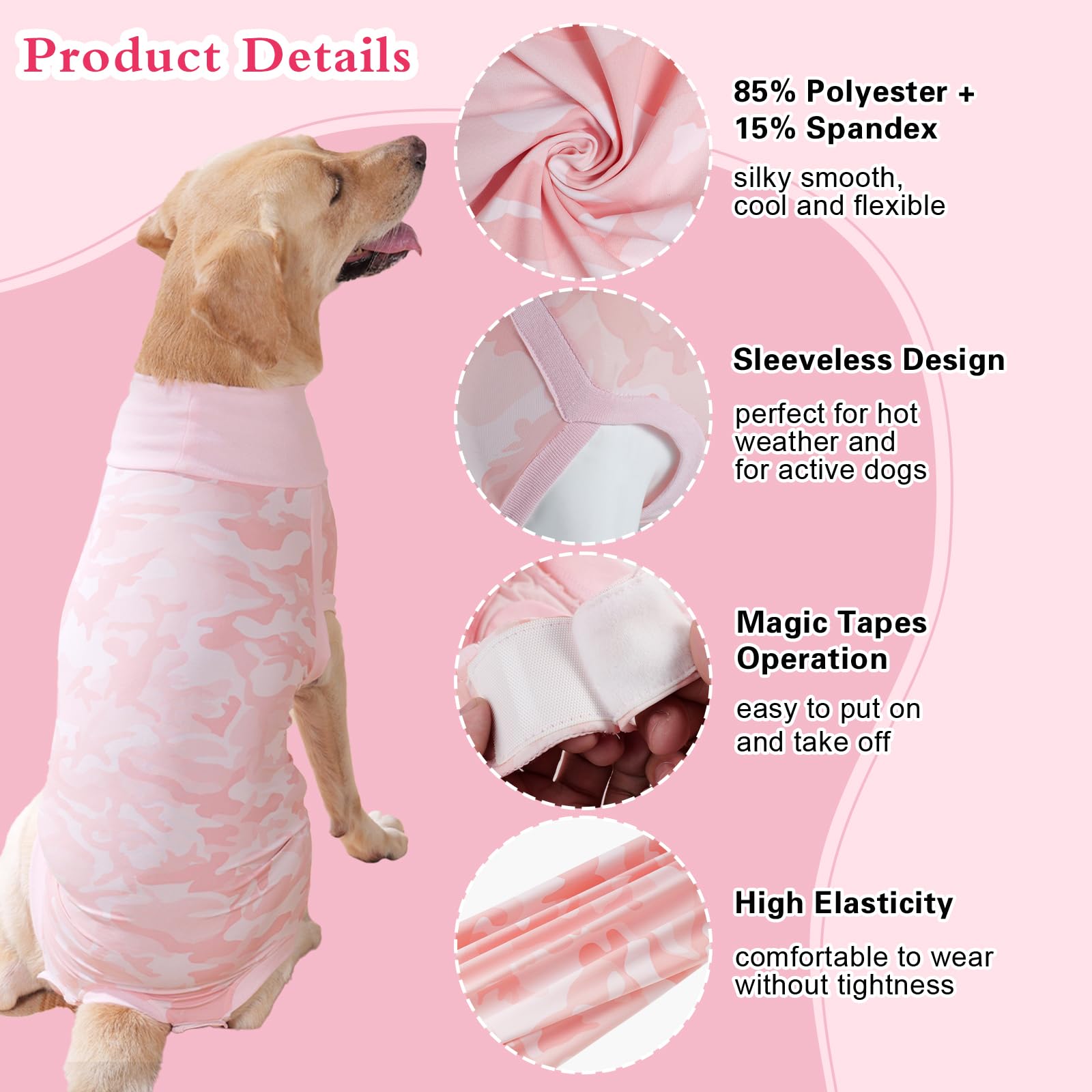 Yoolhamy Dog Surgery Recovery Suit - Image 3