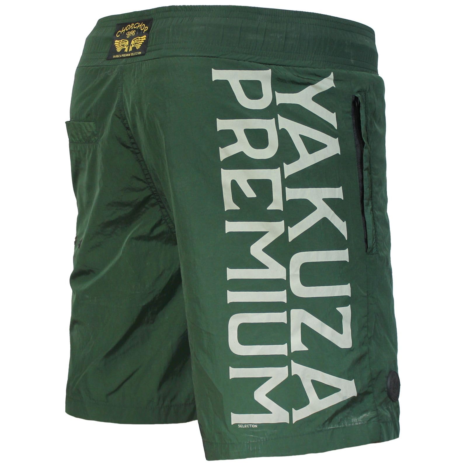 Yakuza Premium Herren Badehose 4076 dunkeloliv Shorts
