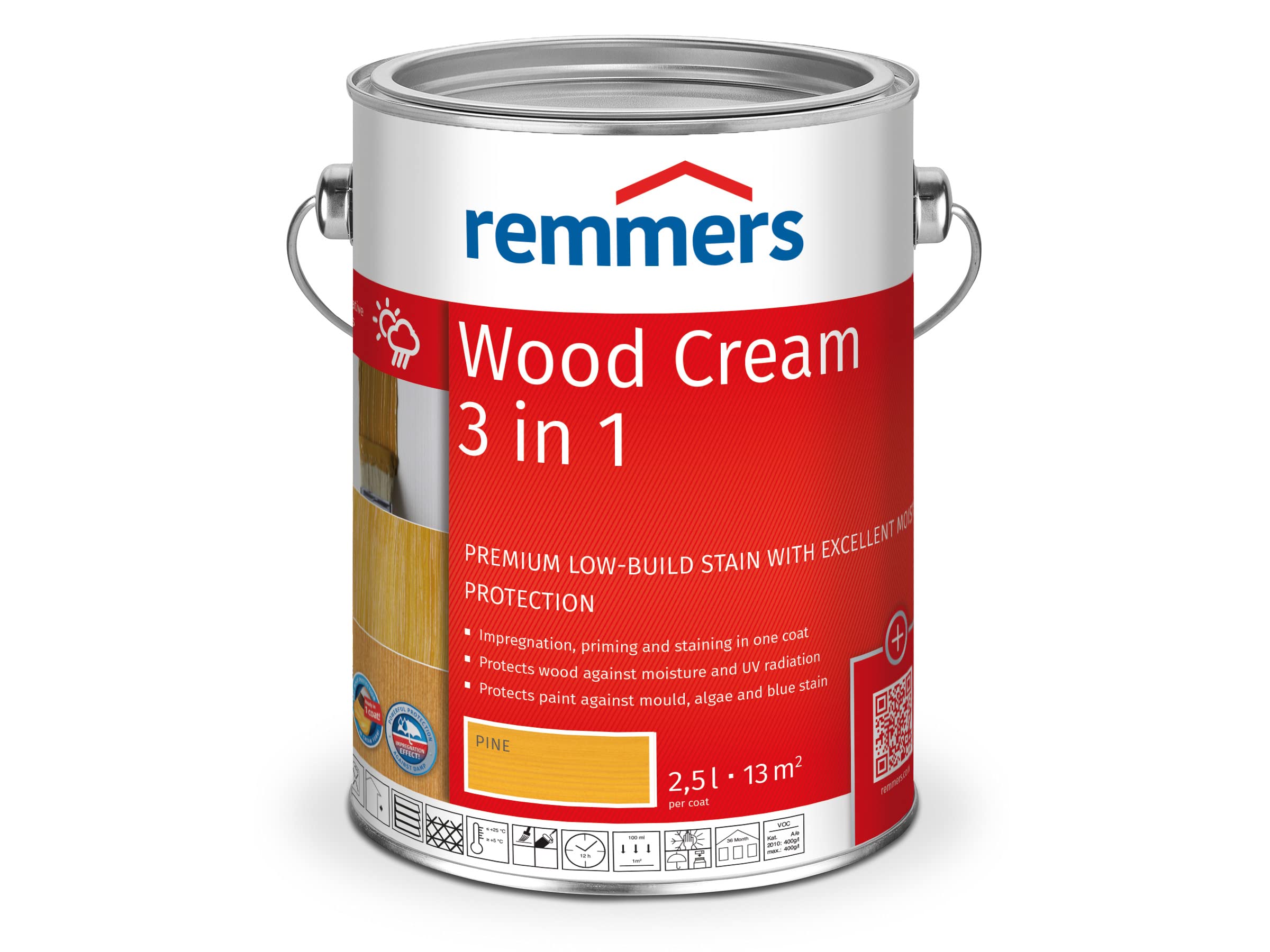 Remmers Wood Protection Cream Pine 2.5 L — image 1