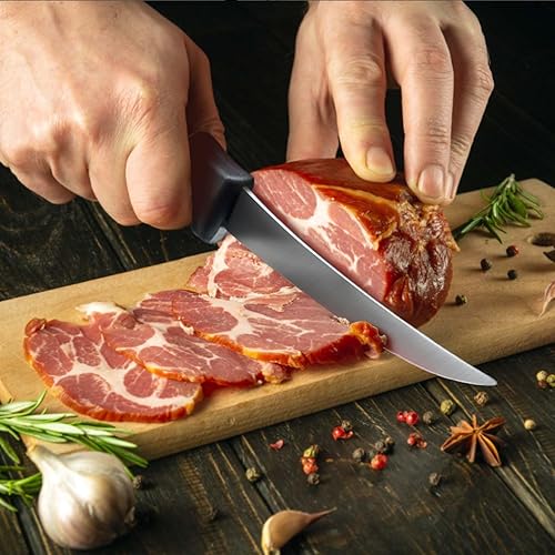Miniatura 7 de Cuchillo deshuesador profesional de 6 pulgadas, cuchillo deshuesador para cortar carne, cuchillo afilado para deshuesar pechuga, cuchillo de filete