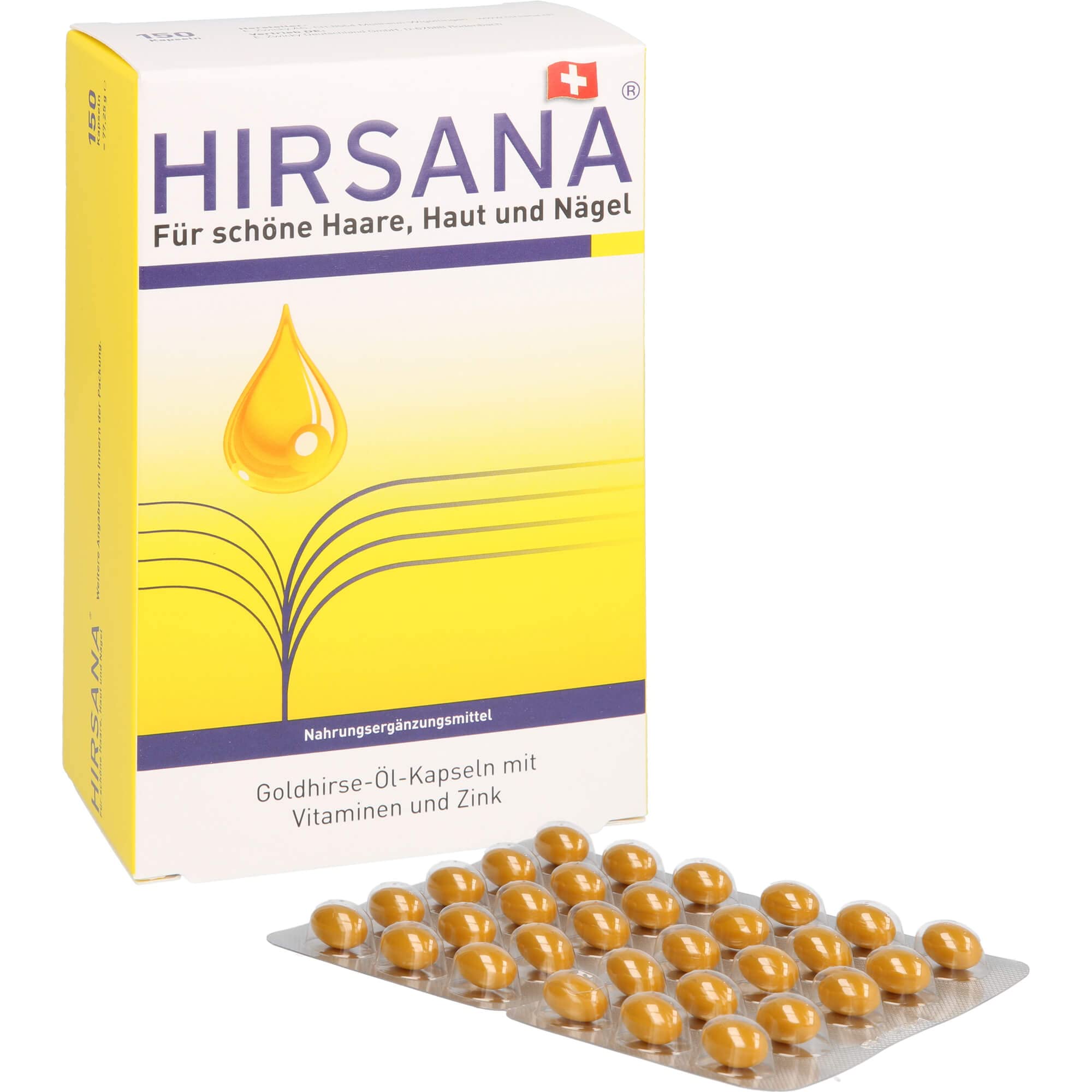 Hirsana Goldhirse öl Kapseln 150 stk
